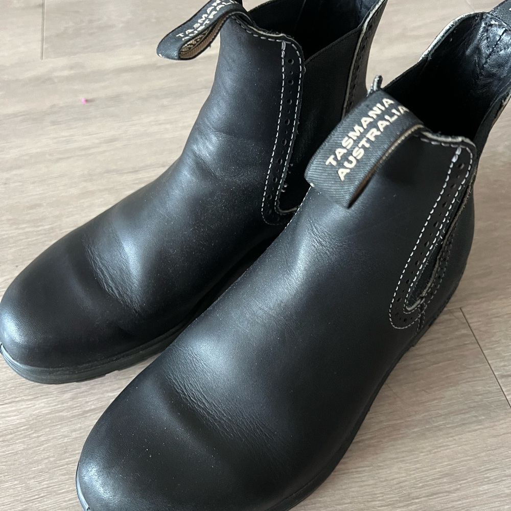 Blundstone #1448 Black High Top Chelsea Boots